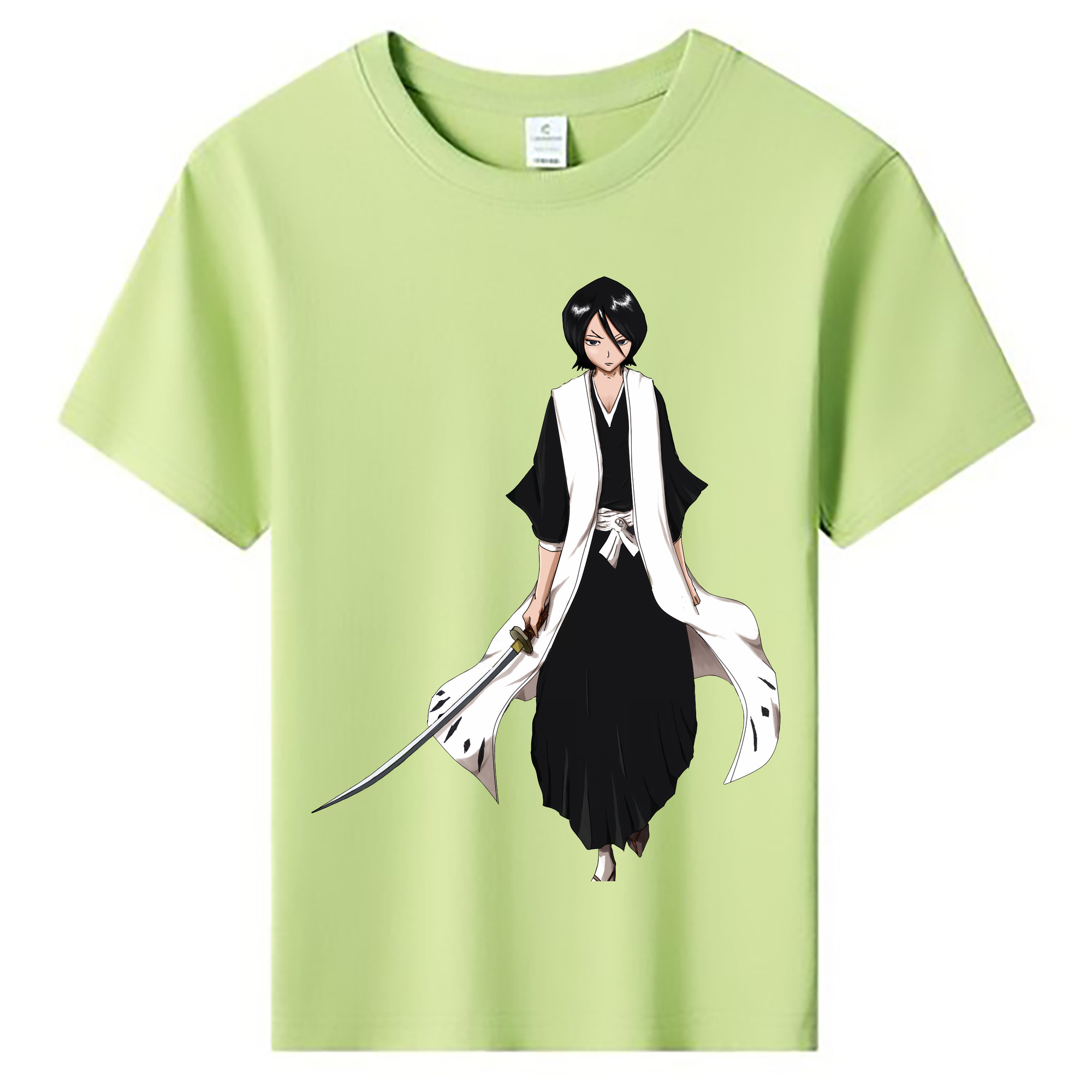 （画像用） ブリーチ 朽木ルキア BLEACH Kuchiki Rukia 綿100％キッズTシャツ（フロントプリント）